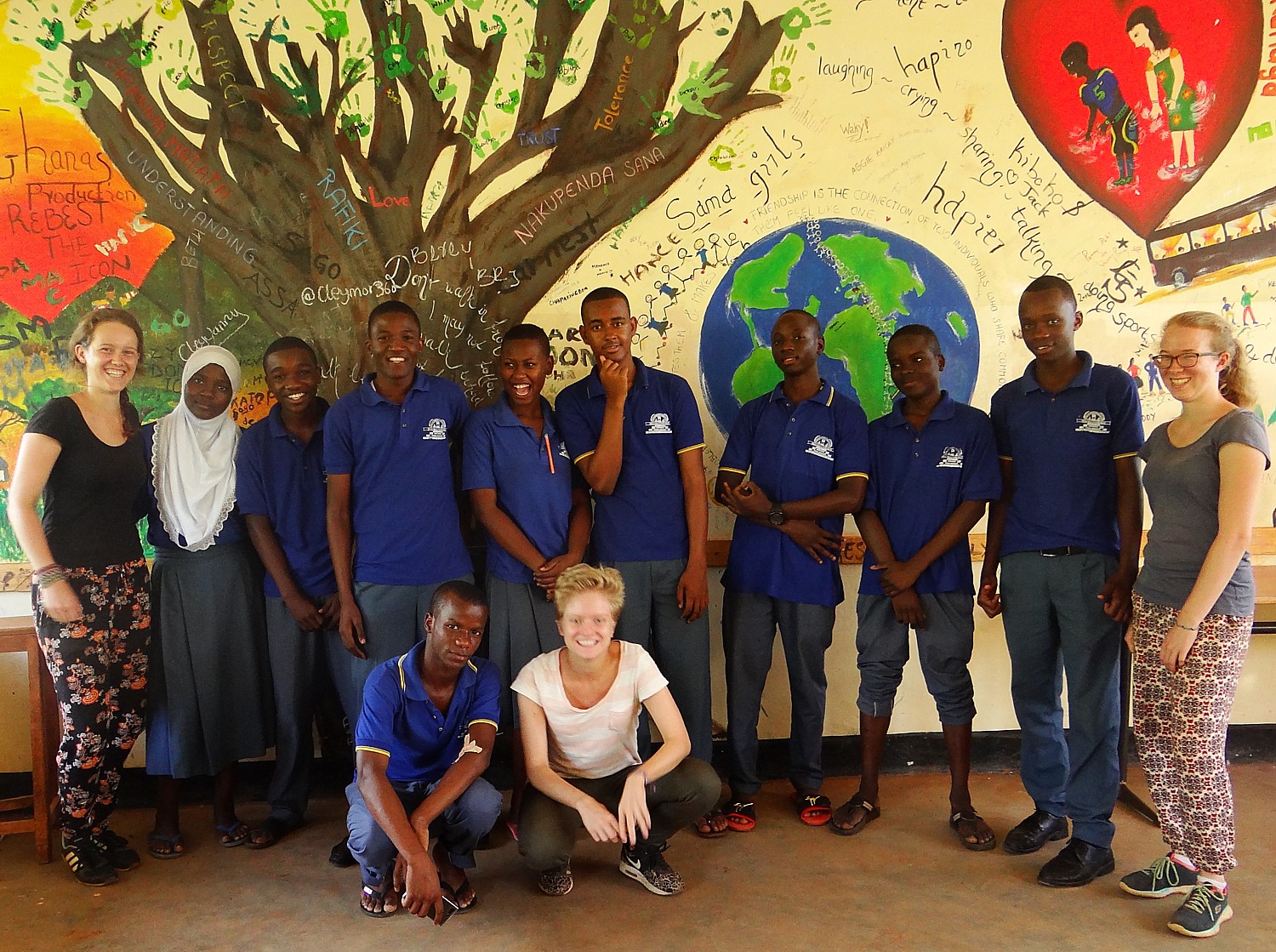 Educational Volunteers der HUS in Mwanga