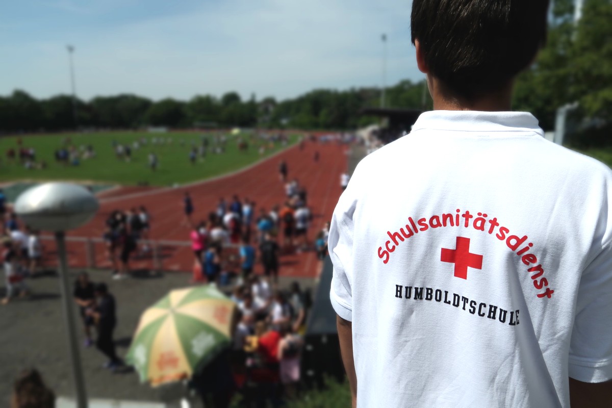 Schulsanitäter im Einsatz